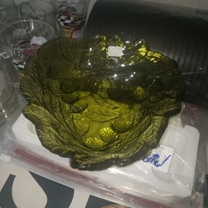 Vintage Depression Glass Bowl